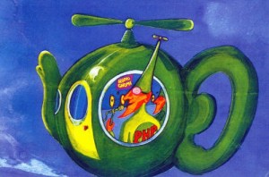Flying Teapot piloted by a Pot-Head Pixie